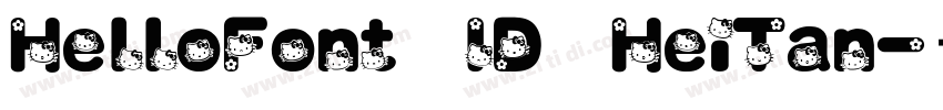HelloFont ID HeiTan字体转换